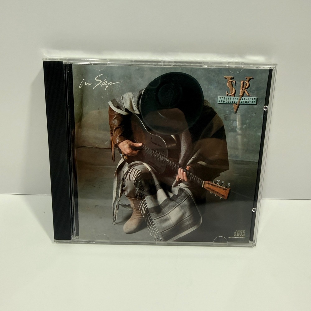 Stevie Ray Vaughan In Step CD Album Unisex OS Silver Good Blues Rock 1989 Epic